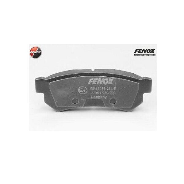 Колодки тормозные дисковые FENOX BP43039
